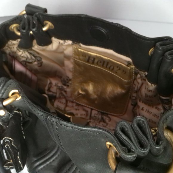 Juicy Couture "Baby Fluffy" Satchel Handbag - Picture 4 of 9